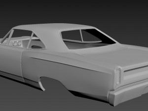 plymouth road runner 1969 3D 打印模型
