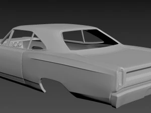 plymouth road runner 1969 3D Print Model
