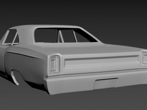 plymouth road runner 1969 3D 打印模型