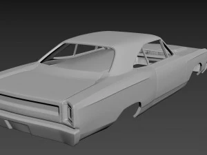plymouth road runner 1969 3D Print Model