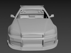 nissan skyline r34 3D 打印模型