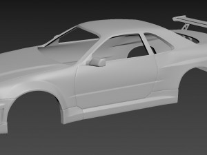 nissan skyline r34 3D 打印模型