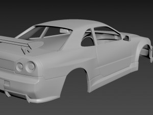 nissan skyline r34 3D 打印模型