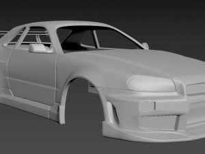 nissan skyline r34 3D 打印模型