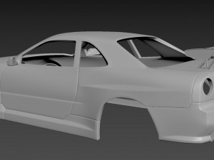 nissan skyline r34 3D 打印模型