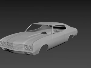 chevrolet chevelle ss 1970 Modelo de Impressão 3D