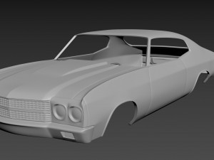 chevrolet chevelle ss 1970 3D Print Model