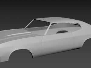 chevrolet chevelle ss 1970 3D Print Model