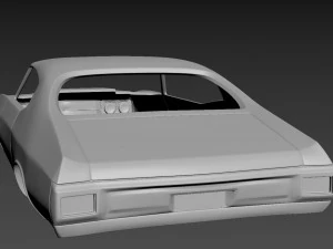chevrolet chevelle ss 1970 3D Print Model
