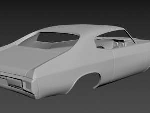 chevrolet chevelle ss 1970 3D Print Model