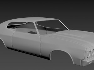 chevrolet chevelle ss 1970 3D Print Model