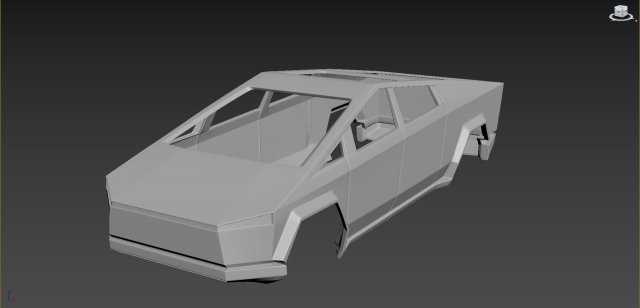 tesla cybertruck Modèles 3D en vedette .c4d .max .obj .3ds .fbx .stl .blend 