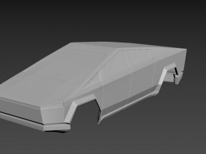 tesla cybertruck Modèles 3D en vedette