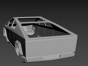 tesla cybertruck Modèles 3D en vedette