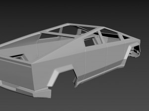 tesla cybertruck Modèles 3D en vedette