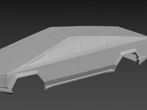 tesla cybertruck Modèles 3D en vedette