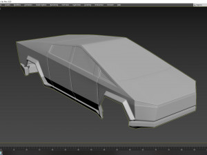 tesla cybertruck Modèles 3D en vedette
