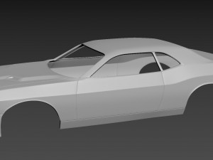 dodge challenger 2008 body for print 3D 프린트 모델