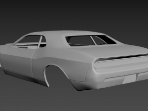 dodge challenger 2008 body for print 3D 프린트 모델