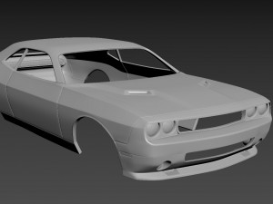 dodge challenger 2008 body for print 3D 프린트 모델