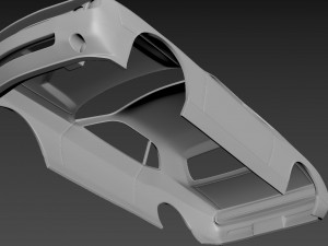dodge challenger 2008 body for print 3D 프린트 모델