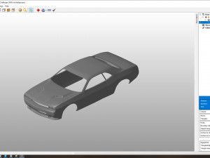 dodge challenger 2008 body for print 3D 프린트 모델