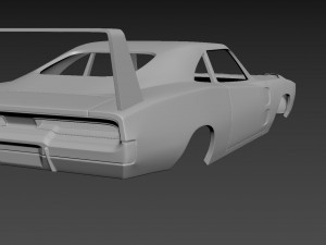 dodge charger daytona 1969 body for print 3D-Druckmodell