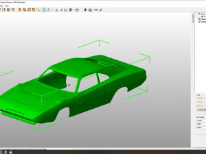 dodge charger daytona 1969 body for print 3D-Druckmodell