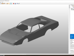 dodge charger daytona 1969 body for print 3D-Druckmodell
