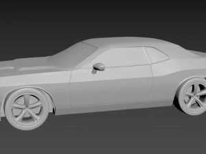 dodge challenger 2008 3D Print Model