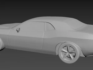 dodge challenger 2008 3D Print Model
