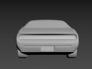 dodge challenger 2008 3D Print Model