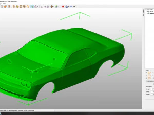 dodge challenger 2008 3D Print Model