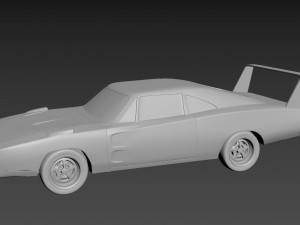 dodge charger daytona 1969 3D 打印模型