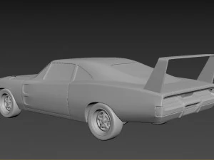 dodge charger daytona 1969 3D Print Model
