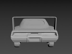 dodge charger daytona 1969 3D 打印模型