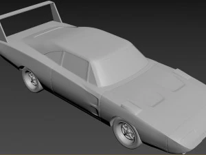 dodge charger daytona 1969 3D Print Model