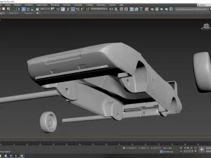 dodge charger daytona 1969 3D Print Model