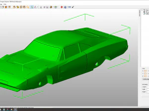 dodge charger daytona 1969 3D Print Model