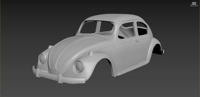 volkswagen beetle 1967 body for print 3D Принт Модель .c4d .max .obj .3ds .fbx .stl .blend 