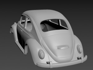 volkswagen beetle 1967 body for print 3D Принт Модель