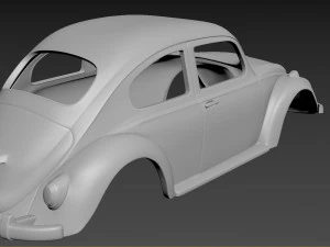 volkswagen beetle 1967 body for print 3D Print Model