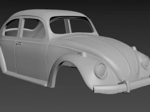 volkswagen beetle 1967 body for print 3D Print Model