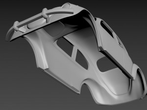 volkswagen beetle 1967 body for print 3D Принт Модель