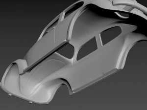 volkswagen beetle 1967 body for print 3D Print Model