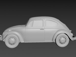 volkswagen beetle 1967 3D Baskı Modeli