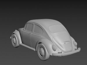 volkswagen beetle 1967 3D Baskı Modeli
