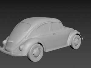 volkswagen beetle 1967 3D Baskı Modeli