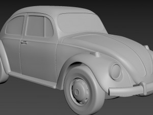 volkswagen beetle 1967 3D Baskı Modeli