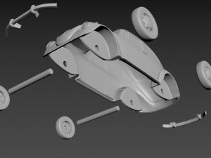 volkswagen beetle 1967 3D Baskı Modeli